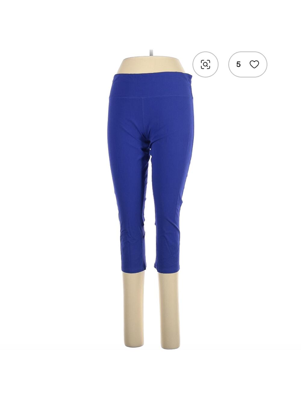 Under Armour Blue Active Pants Size L Leggings